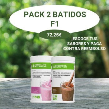 Pack 2 batidos F1